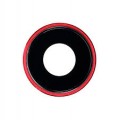 iPhone XR Camera Lens with frame[Red]